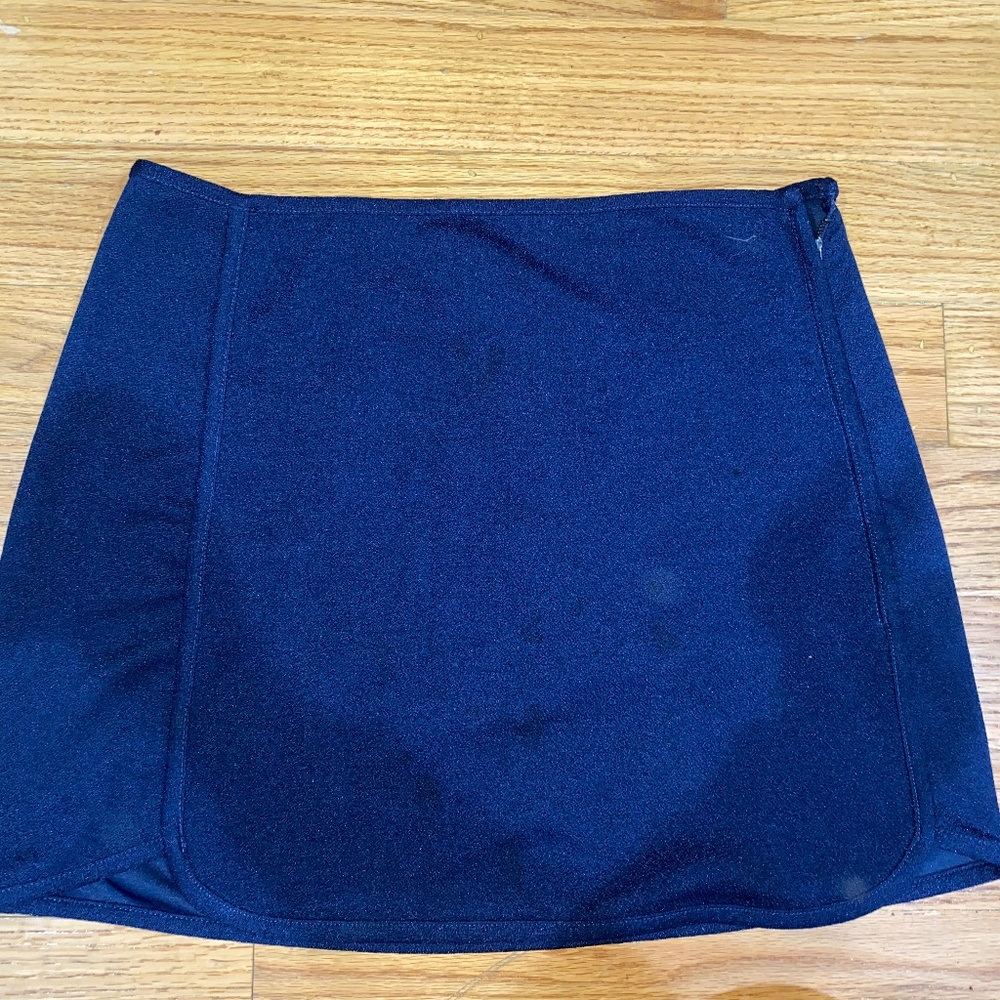 navy blue work skirt